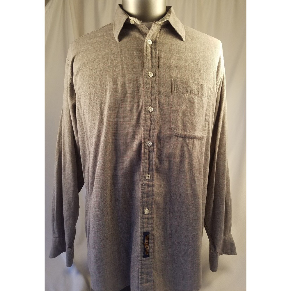 Tommy Hilfiger  Long Sleeve Button Up‎ Men's Shirt 16.5 * 35